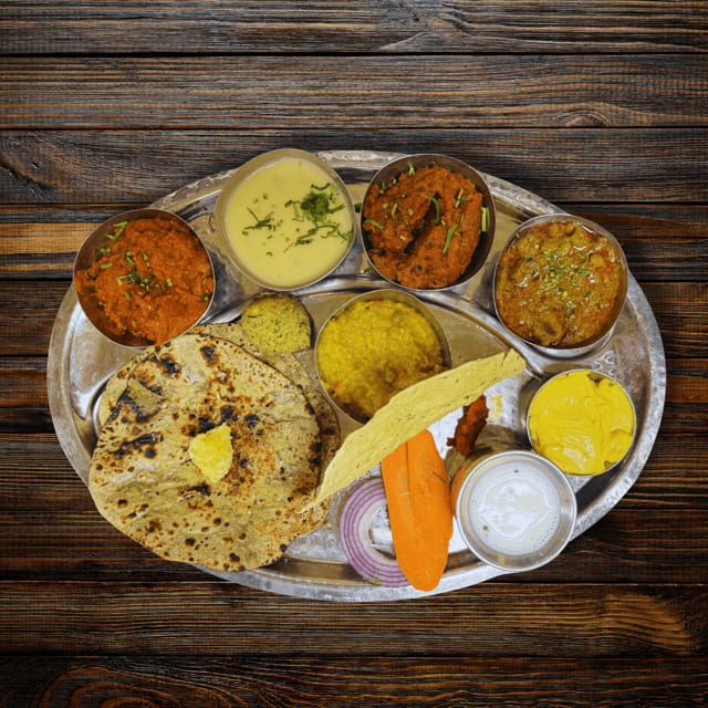 Kathiyawadi Thali.