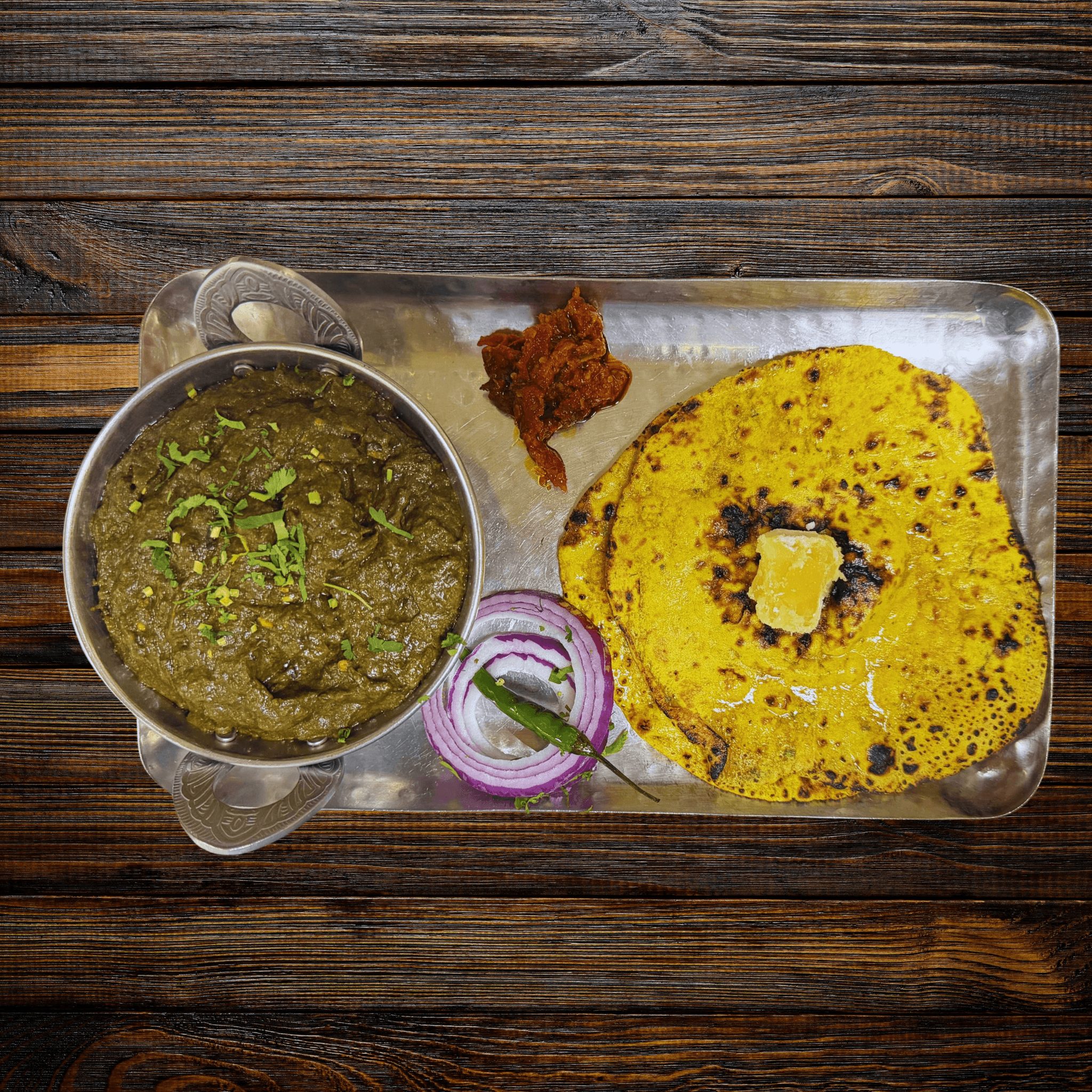 Makki Roti Saag.
