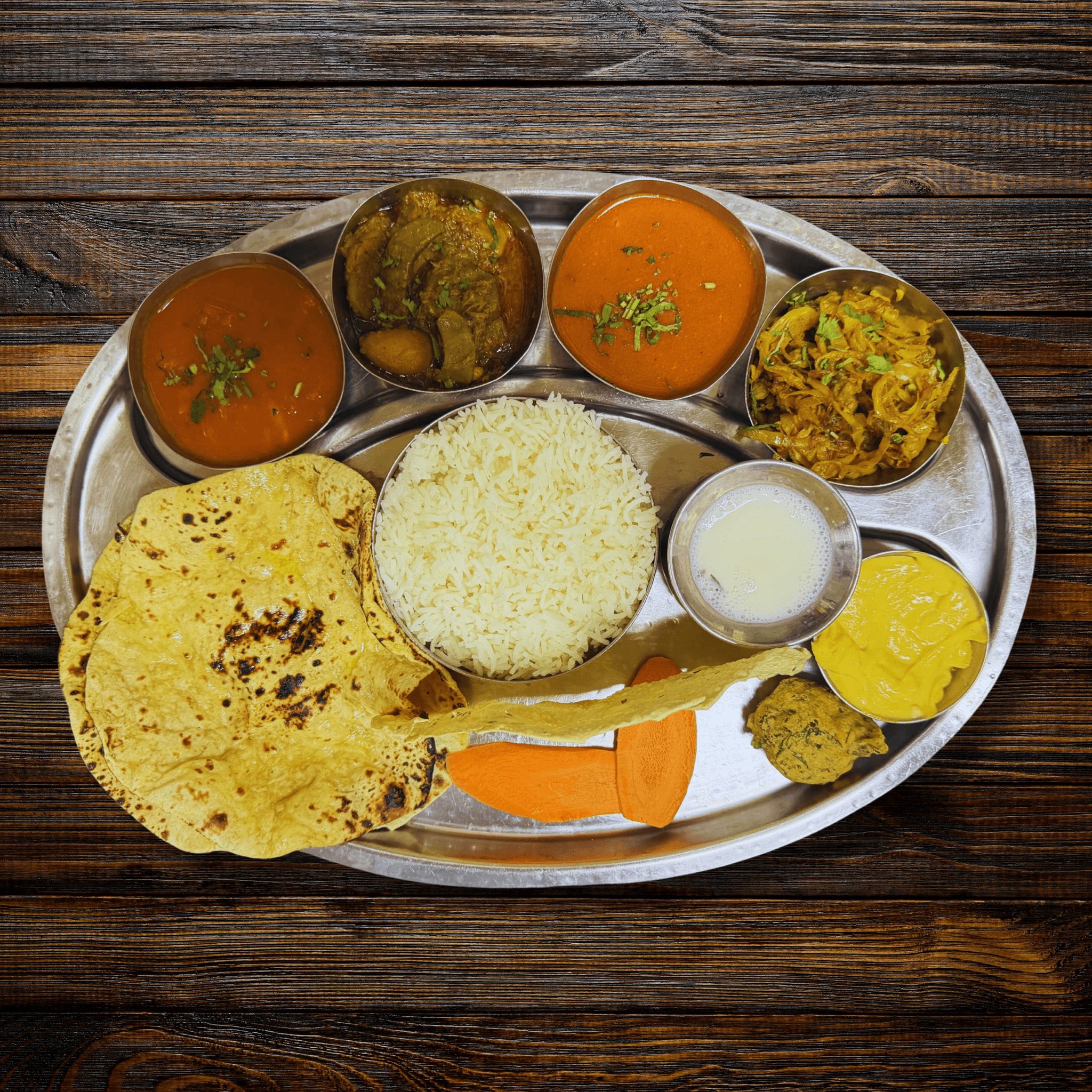 Gujrati Thali.