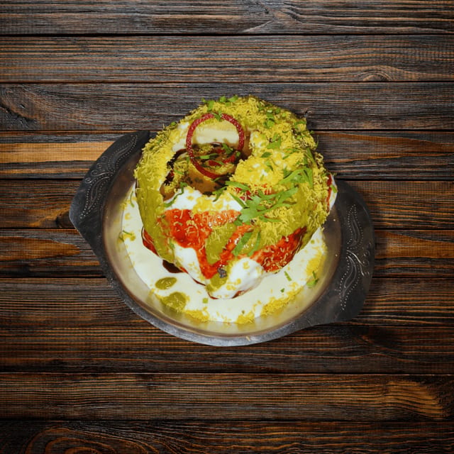 Raj Kachori Chaat.