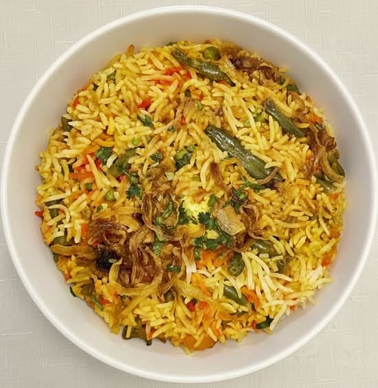 Veg Dum Biryani.